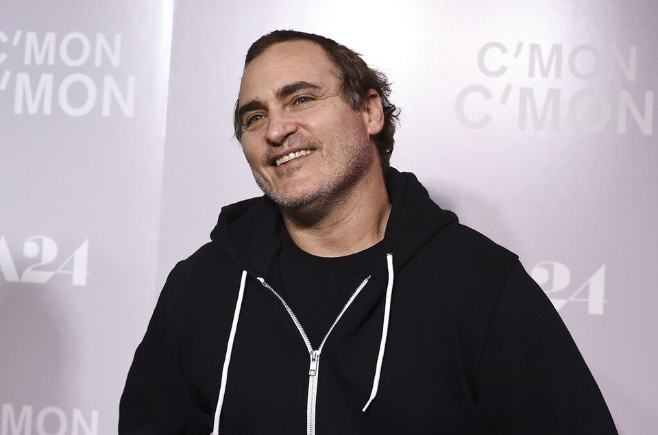 Ο Joaquin Phoenix σε ειδική προβολή της ταινίας "C'mon C'mon" στο Fine Arts Theater