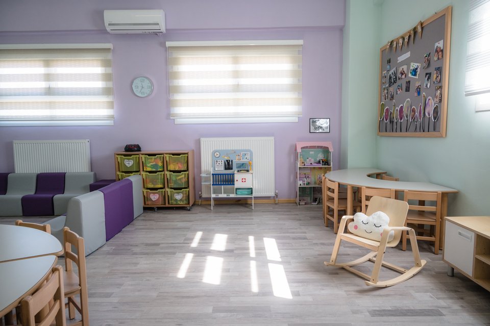 Εικόνες από τα εγκαίνια του βρεφονηπιακού σταθμού: