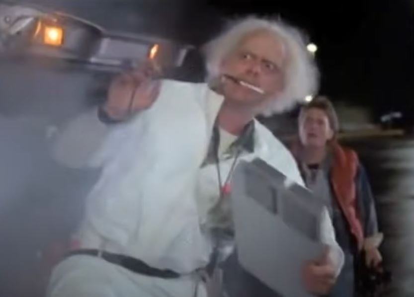Ο Christopher Lloyd ως Doc Brown  
