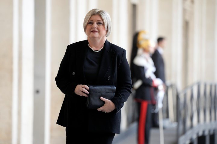 Η νέα υπουργός Εργασίας της Ιταλίας Marina Elvira Calderone-Φωτογραφία: AP Photo/Andrew Medichini
