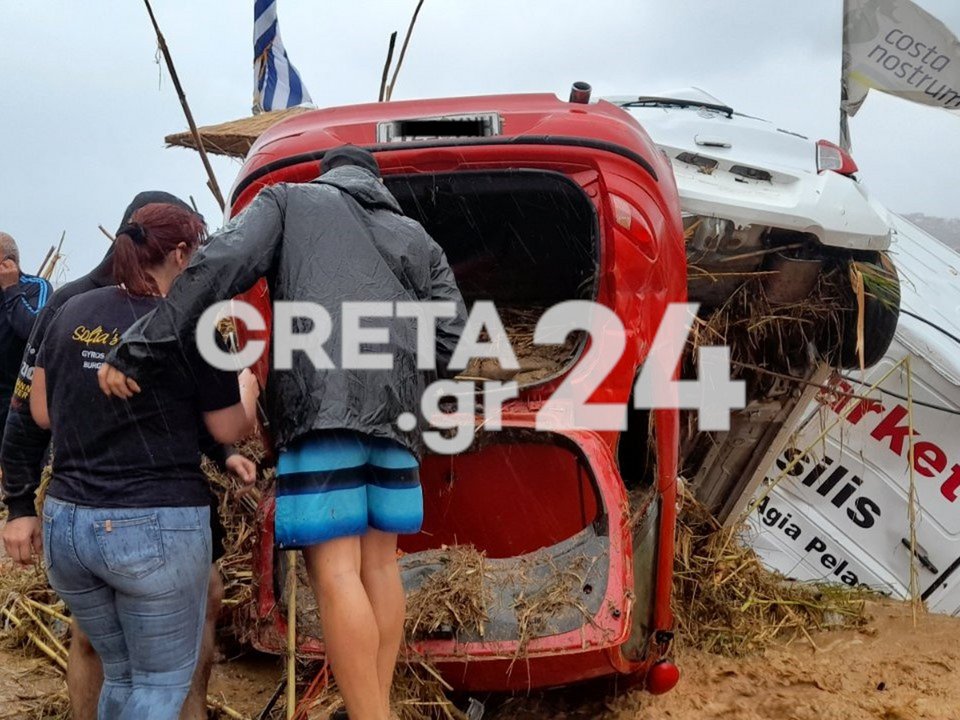 Ενας νεκρός στην Κρητη απο την κακοκαιρία