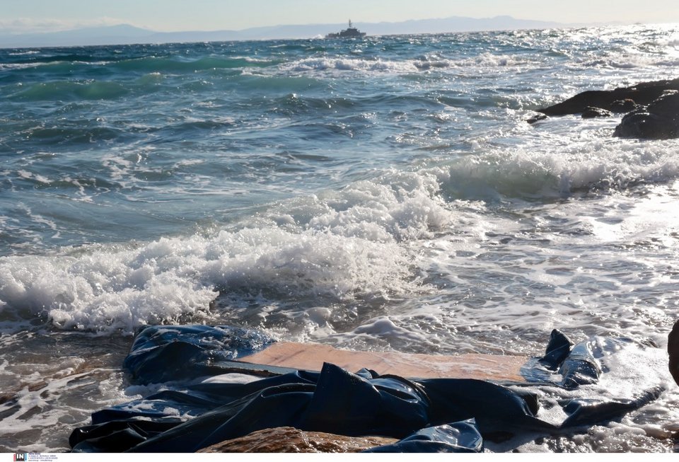 Εικόνες από το ναυάγιο στη Λέσβο