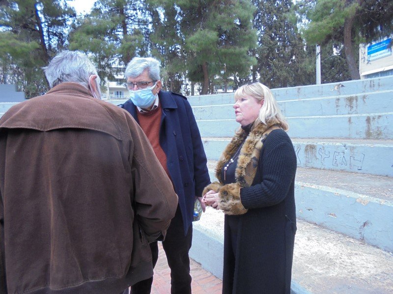 Ο Λευτέρης Μαγιάκης και η Μαρία - Ειρήνη Τραγάδη