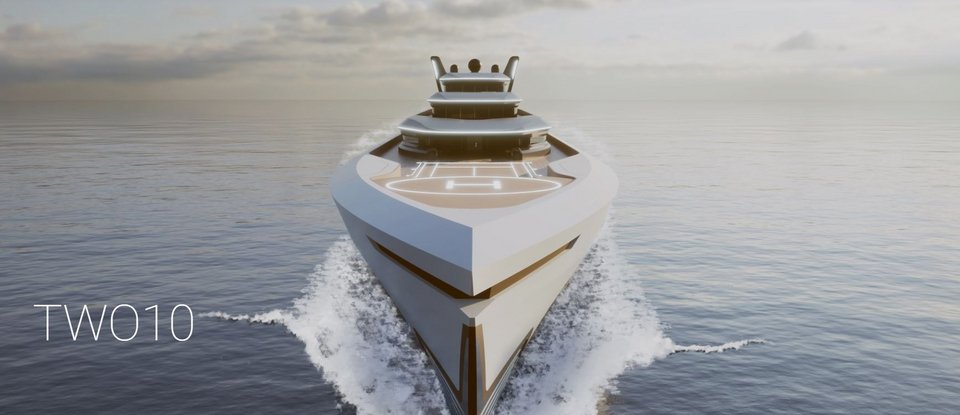 Το ελικοδρόμιο στην πλώρη χρησιμεύει και ως γήπεδο τένις κανονικών διαστάσεων