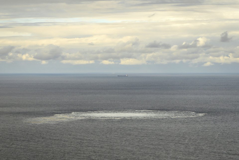 H διαρροή από τον αγωγό Nord Stream