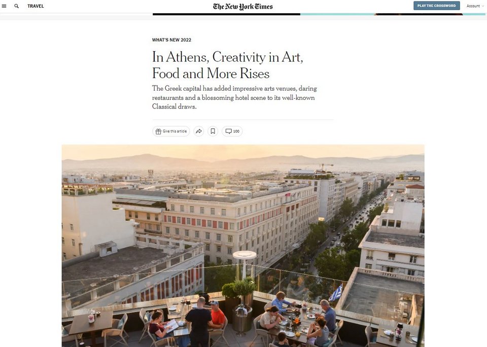 Ενα από τα χαρακτηριστικά πρόσφατα δημοσιεύματα των New York Times για την Αθήνα