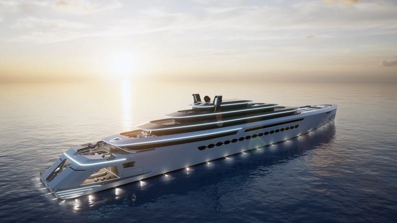 Παρουσιάστηκε ένα νέο superyacht μήκους άνω των 200 μέτρων