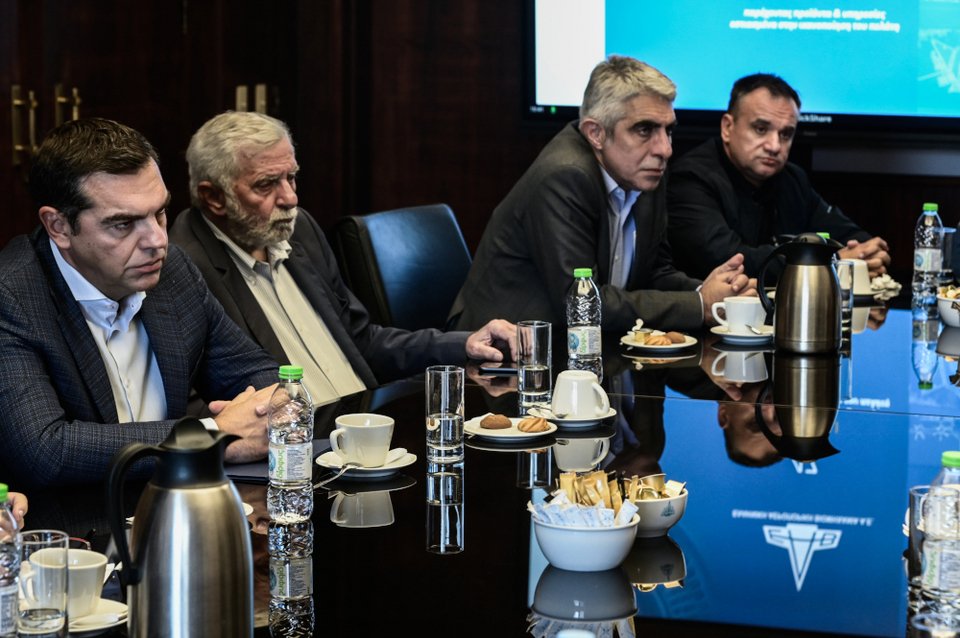 Επίσκεψη του Αλέξη Τσίπρα στην ΕΑΒ / EUROKINISSI