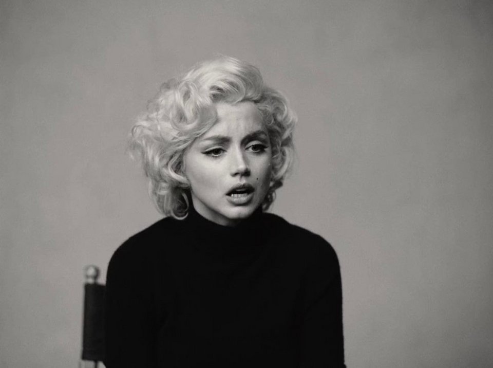 H Άνα ντε Άρμας στον ρόλο της Μέριλιν Μονρόε, «Blonde». Φωτογραφία από Twitter