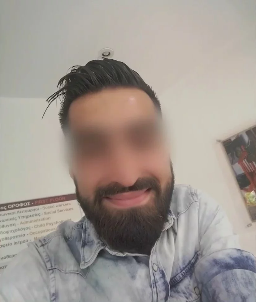 Ο 34χρονος Ιρακινός. Φωτογραφία από Live News