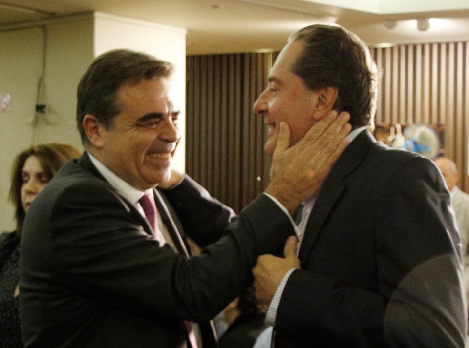 ΚΩΣΤΑΣ ΜΠΟΤΟΠΟΥΛΟΣ, ΜΑΡΓΑΡΙΤΗΣ ΣΧΟΙΝΑΣ / Eurokinissi