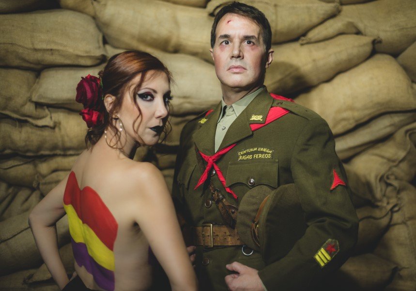 Ο Κωνσταντίνος Κυριακού και η Κατερίνα Μπιλάλη / Φωτογραφία: Μαρία Χουρδάρη 