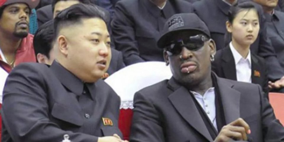 Ο Κιμ Γιονγκ Ουν και ο πρώην άσος του NBA,  Ντένις Ρόντμαν