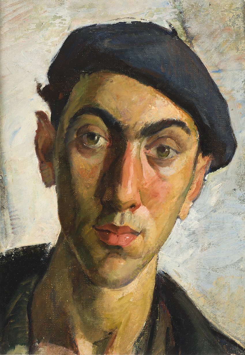 Αυτοπροσωπογραφία του Μόραλη το 1932