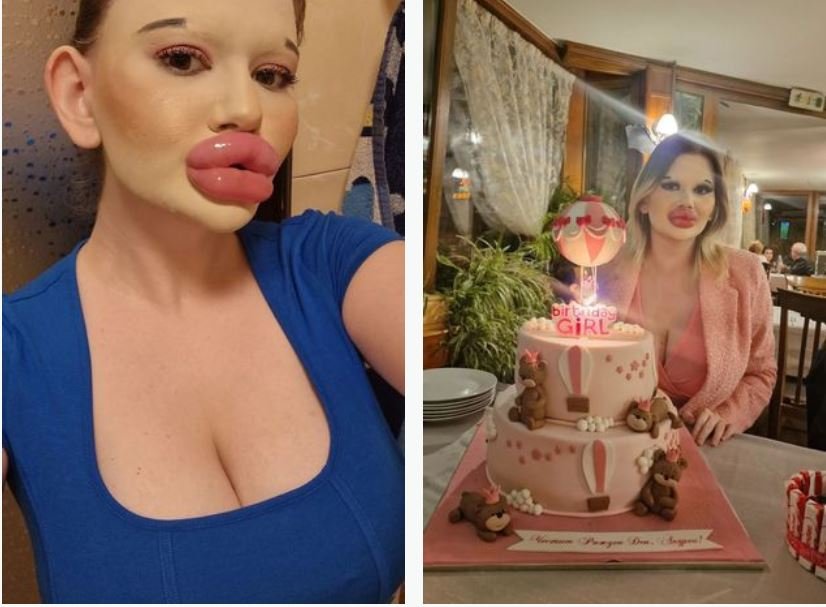 Η Andrea Ivanova στο πάρτι των 25ων γενεθλίων της