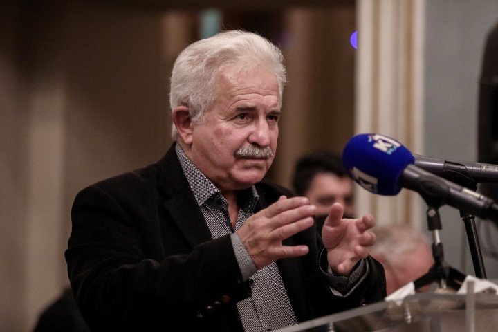 Ο Μίμης Ανδρουλάκης -Φωτογραφία: ΓΙΑΝΝΗΣ ΠΑΝΑΓΟΠΟΥΛΟΣ/EUROKINISSI