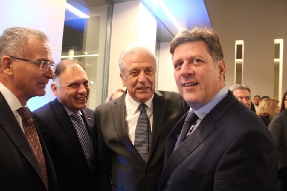 Στιγμιότυπο από την τελετή των εγκαινίων -Παρών και ο Δημήτρης Αβραμόπουλος