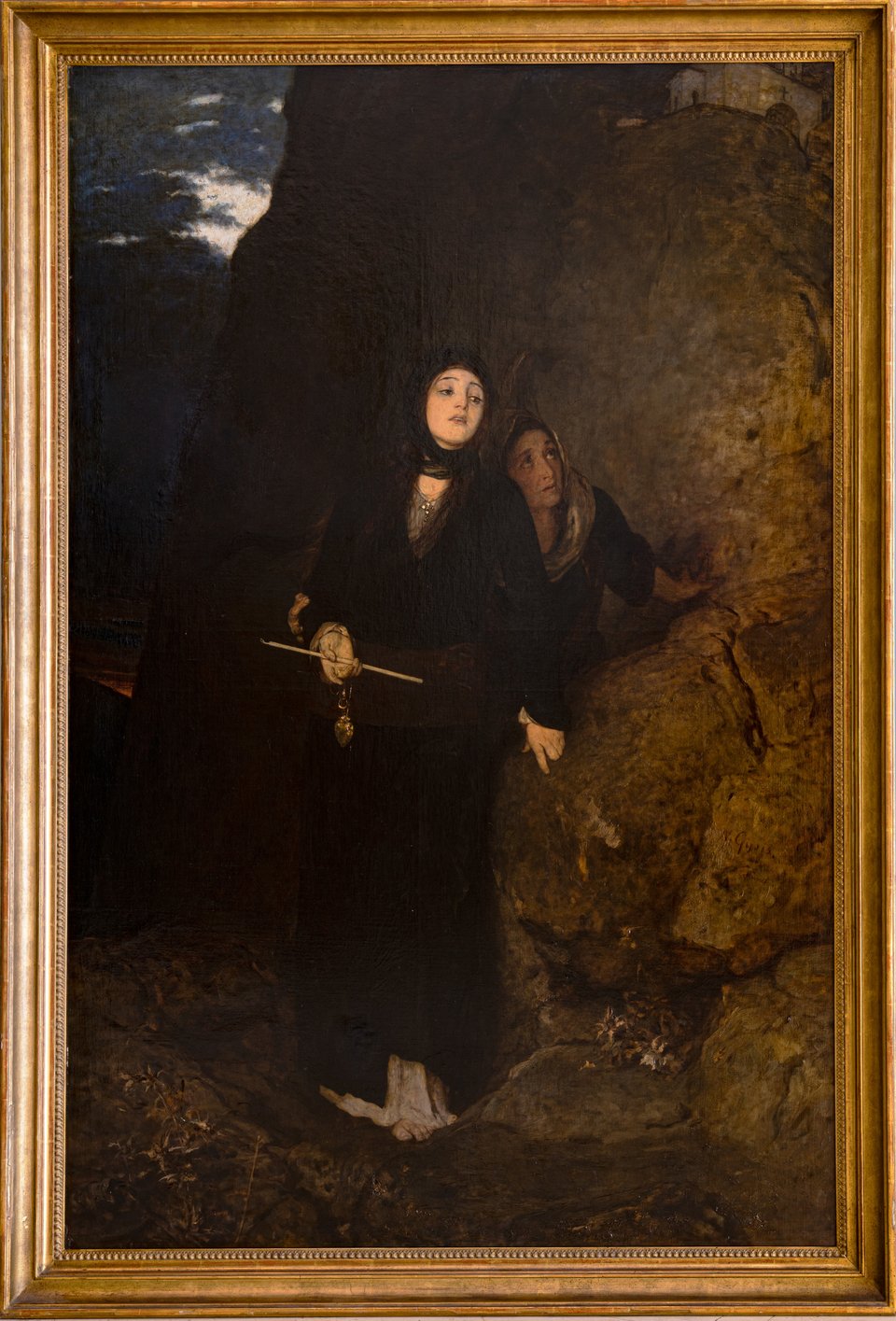 Νικόλαος Γύζης, Το Τάμα (1875), λάδι σε μουσαμά