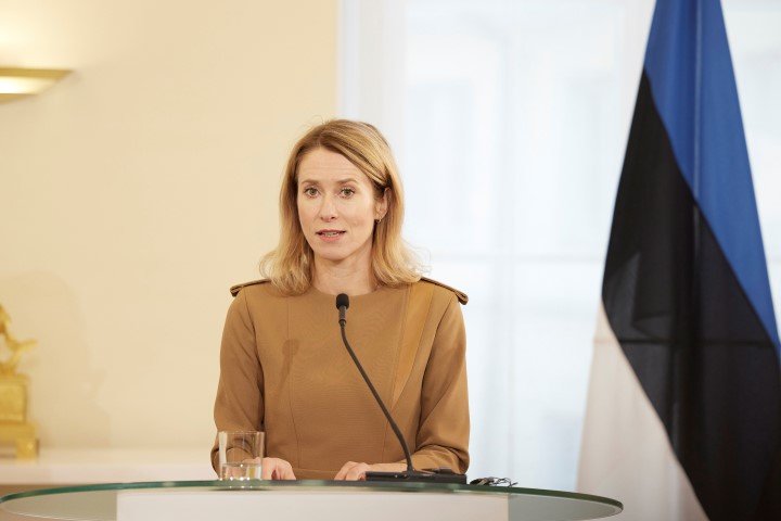 Η πρωθυπουργός της Εσθονίας, Κάγια Κάλας / Φωτογραφία: ΓτΠ / Δημήτρης Παπαμήτσος