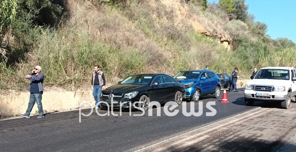 Καραμπόλα στην Πατρών-Πύργου / patrisnews.gr