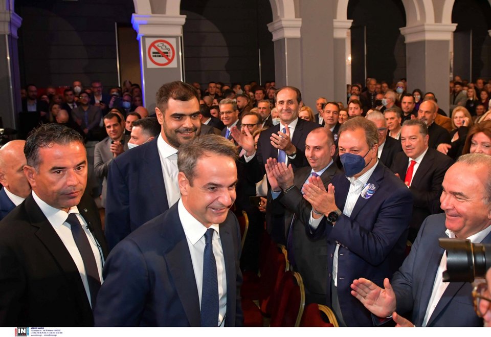 Ο Κυριάκος Μητσοτάκης στην Πάτρα