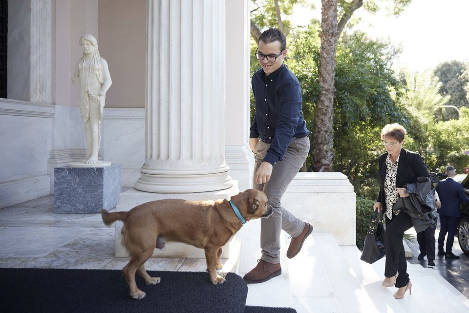 O Μητσοτάκης πέρασε την ημέρα του μαζί με τον Γιώργο Τσεβά