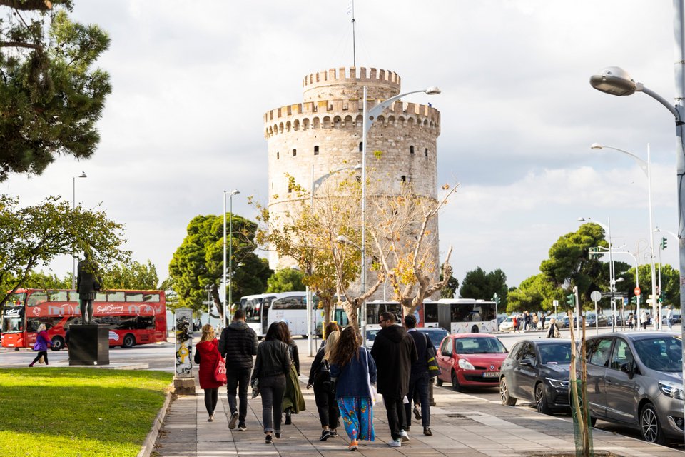 Περιπατητική διαδρομή στους γνωστούς πεζόδρομους του κέντρου της πόλης 