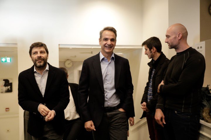 Ο Κυριάκος Μητσοτάκης μπαίνει στο Φεστιβάλ Κινηματογράφου Θεσσαλονίκης Φωτογραφία: ΜΟΤΙΟΝΤΕΑΜ/ΒΑΣΙΛΗΣ ΒΕΡΒΕΡΙΔΗΣ
