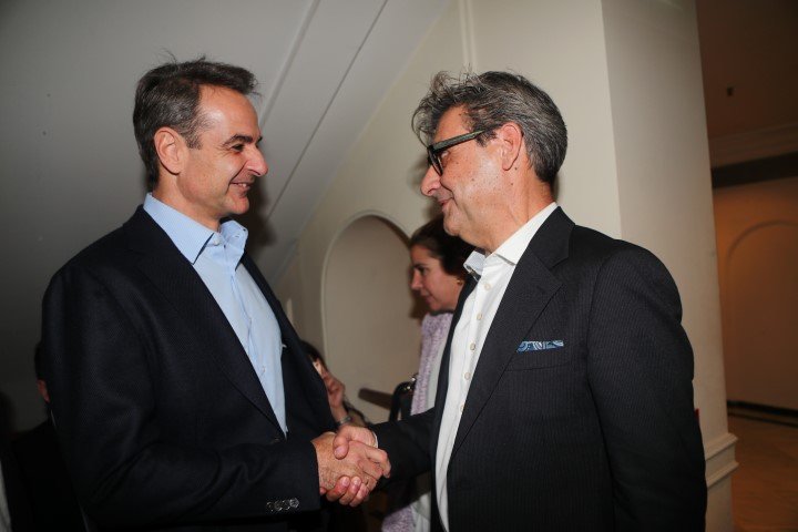 Ο Κυριάκος Μητσοτάκης στο Φεστιβάλ Κινηματογράφου Θεσσαλονίκης Φωτογραφία: ΜΟΤΙΟΝΤΕΑΜ/ΒΑΣΙΛΗΣ ΒΕΡΒΕΡΙΔΗΣ