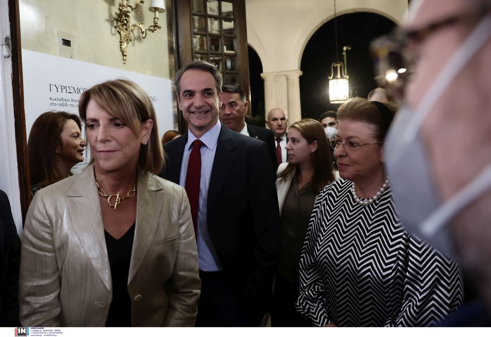 Επίσκεψη του Κυριάκου Μητσοτάκη στο Μουσείο Κυκλαδικής Τέχνης