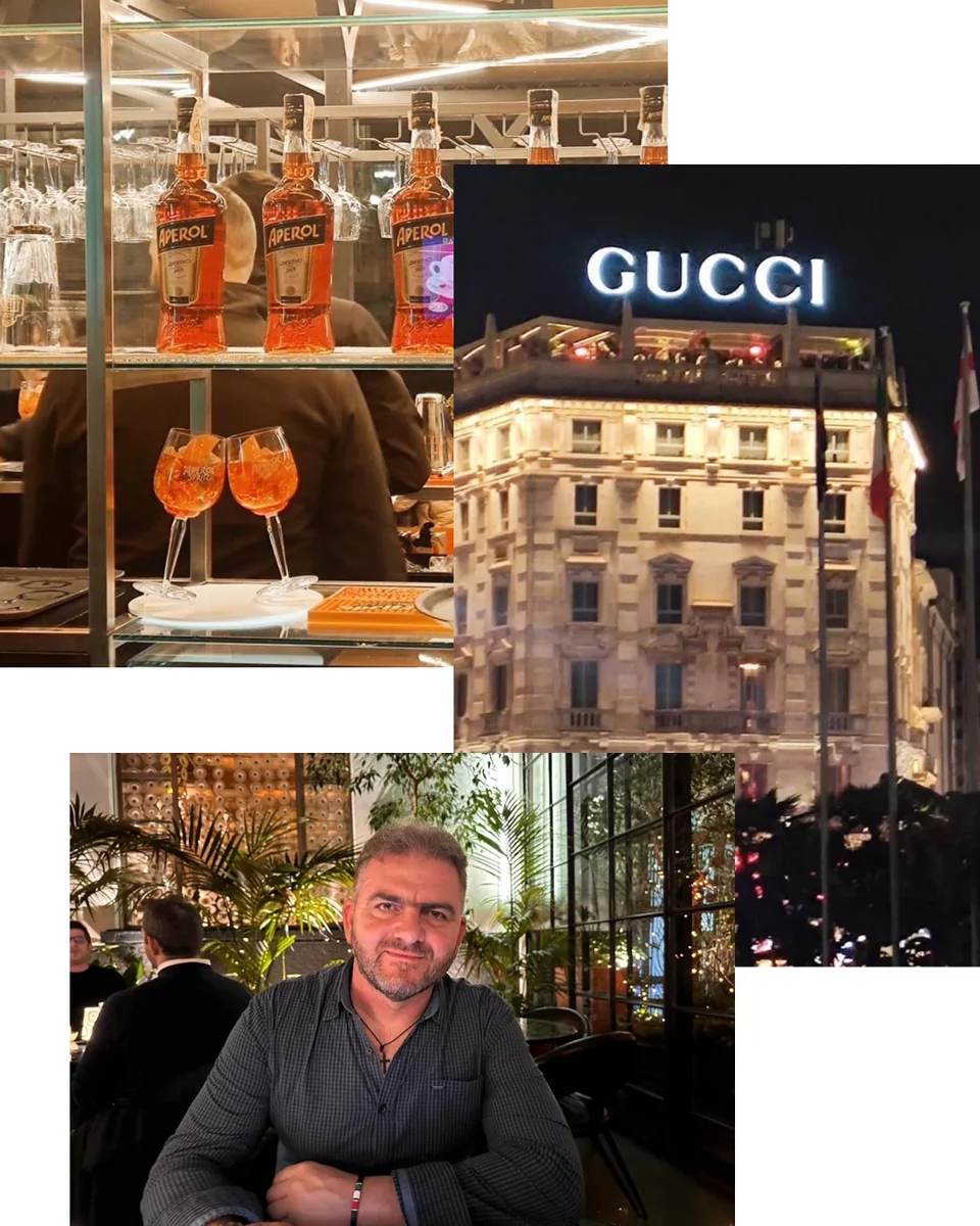 Ο Βασίλης Παπικινός αγαπά τις νύχτες στο Μιλάνο, που είναι γεμάτο design, μόδα, γαστρονομία, τέχνη, μουσική, bars / Φωτογραφίες: Βασίλης Παπικινός