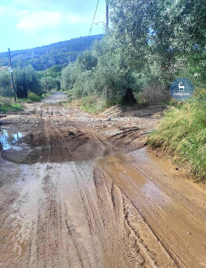 Ζημιές στο οδικό δίκτυο