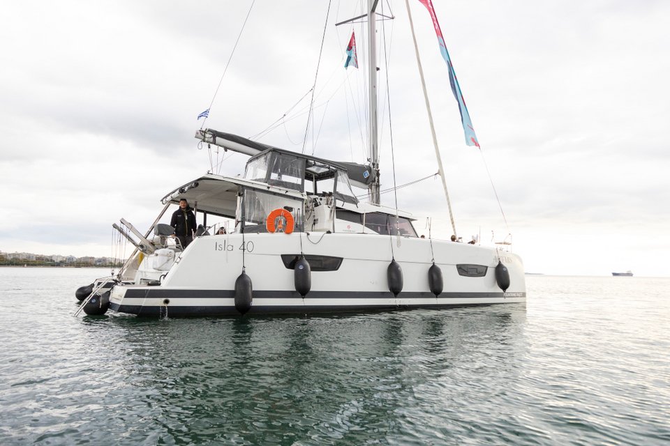 Βόλτα στον﻿ Θερμαϊκό κόλπο με σκάφος