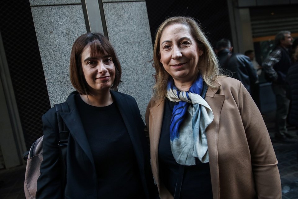μέλη του ΣΥΡΙΖΑ έξω από το υπ. Ανάπτυξης