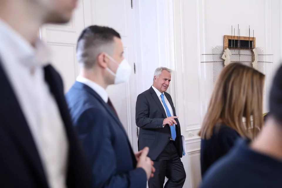 Ο υπουργός Εσωτερικών, Μάκης Βορίδης