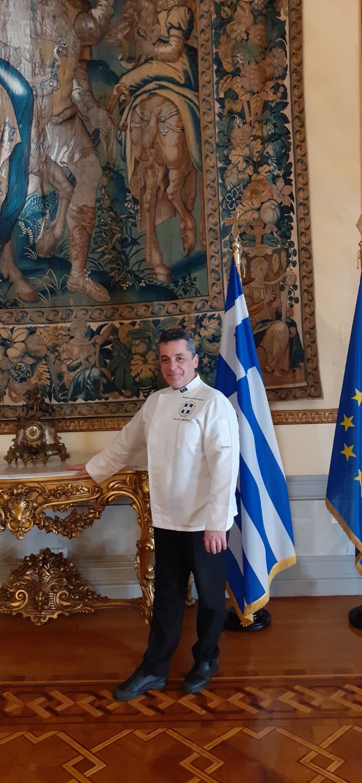 Ο Αρχιμάγειρας του Προεδρικού Μεγάρου Βασίλης Μπέκας