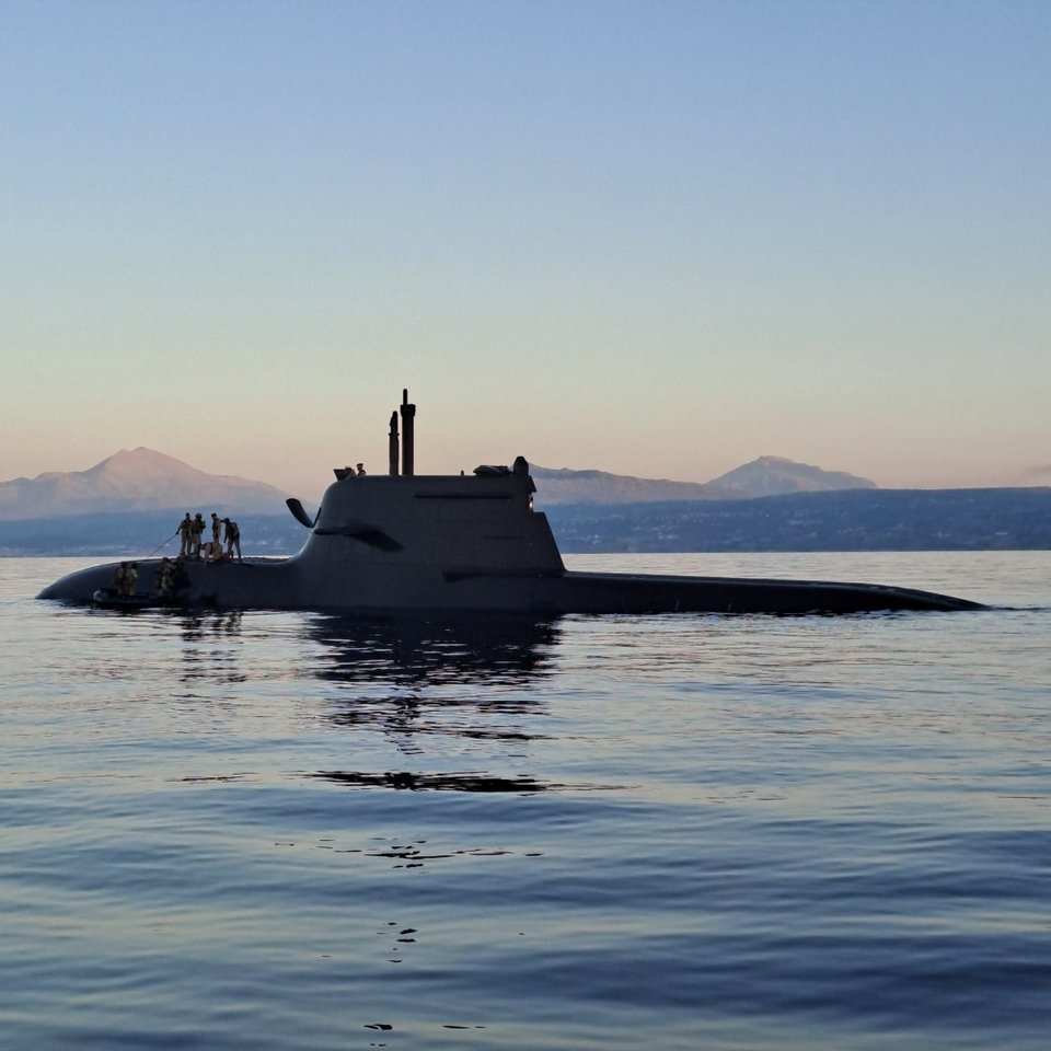 Συνεκπαίδευση Ελληνικών Ενόπλων Δυνάμεων με Υποβρύχιο του Πολεμικού Ναυτικού της Γερμανίας