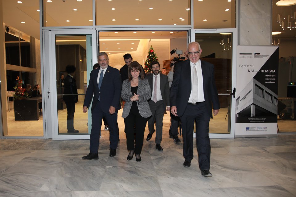 Γ. Πατούλης, Κατερίνα Σακελλαροπούλου, Ν. Γιατρομανωλάκης, Ν. Τσούχλος