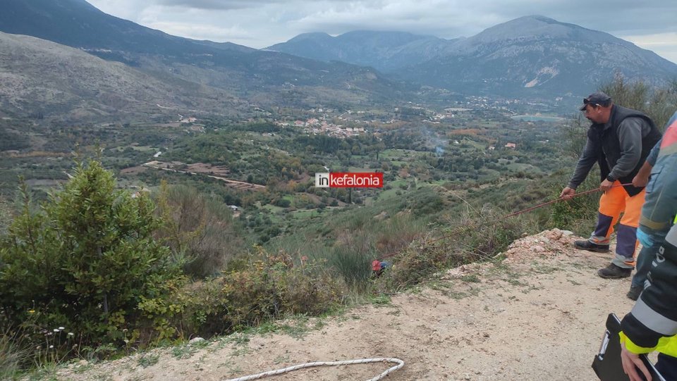 Κεφαλονιά: Το σημείο του δυστυχήματος  