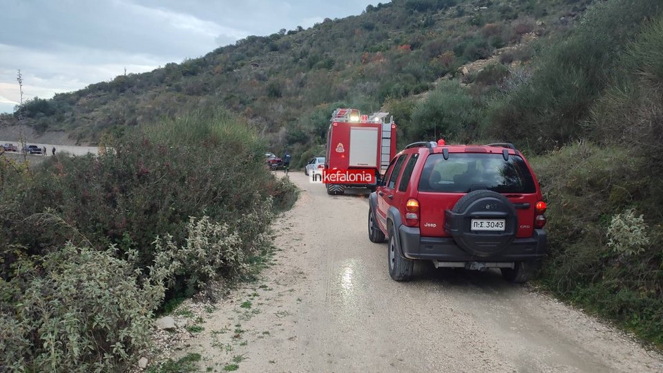 Κεφαλονιά: Το σημείο του δυστυχήματος  