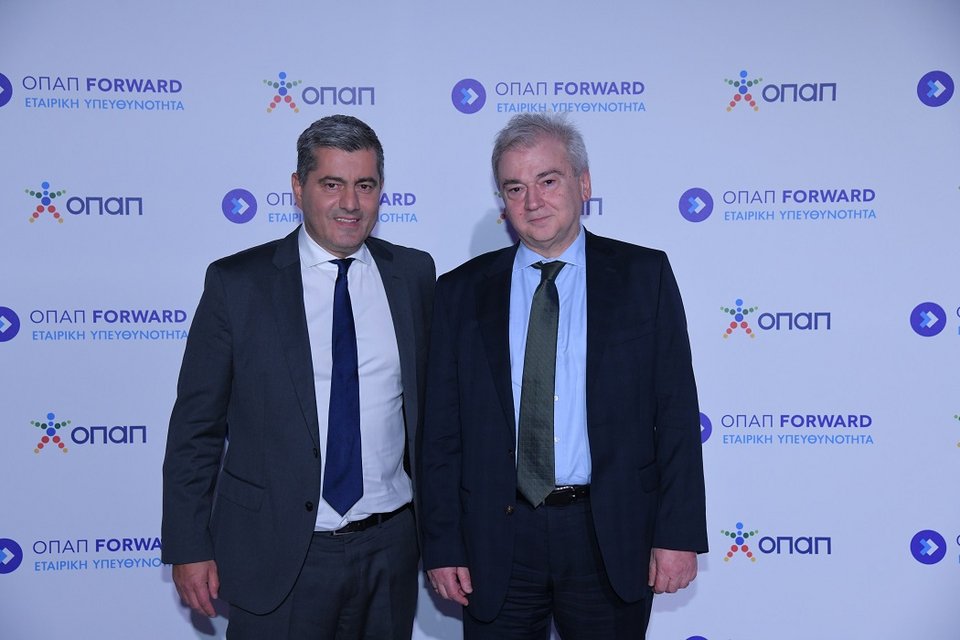 Οδυσσέας Χριστοφόρου, Αναπληρωτής Διευθύνων Σύμβουλος του ΟΠΑΠ, Σπύρος Παντελιάς, Γενικός Διευθυντής Προληπτικής Εποπτείας και Εξυγίανσης της Τράπεζας της Ελλάδος 