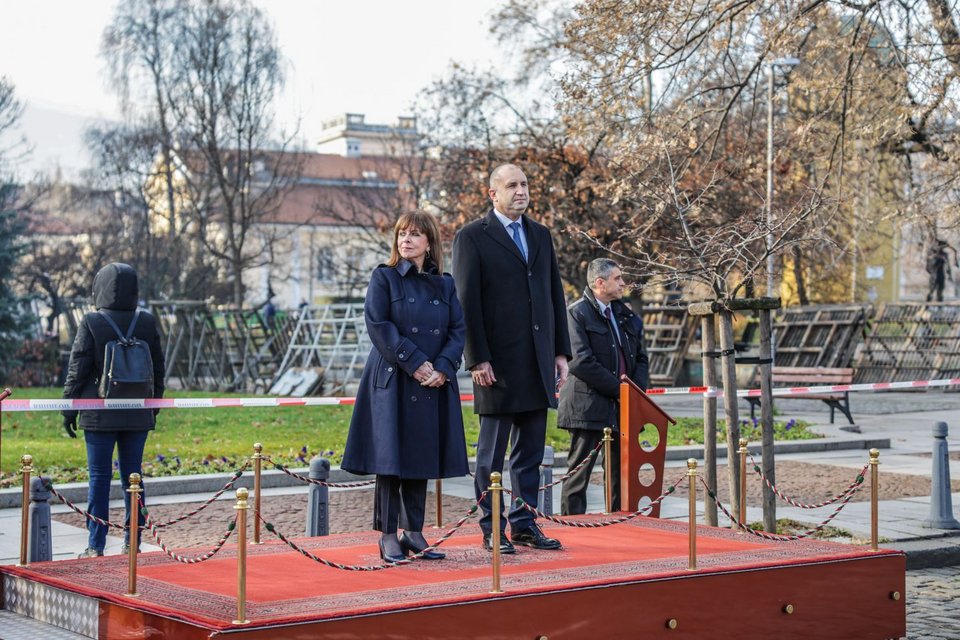 Η ΠτΔ Κατερίνα Σακελλαροπούλου στη Βουλγαρία / Φωτογραφία: INTIME