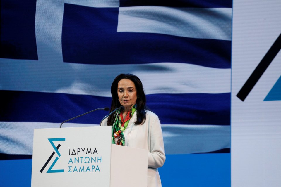 Η Γεωργία Σαμαρά, πρόεδρος του Ιδρύματος «Αντώνης Σαμαράς» -Φωτογραφία: