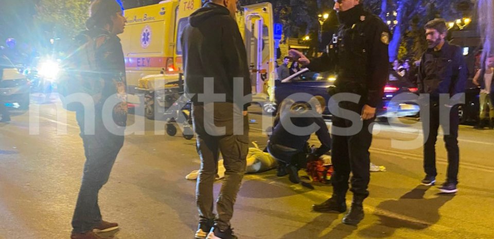 Φωτογραφία από το σημείο που ο 26χρονος οδηγός παρέσυρε την άτυχη Έμμα / makthes.gr