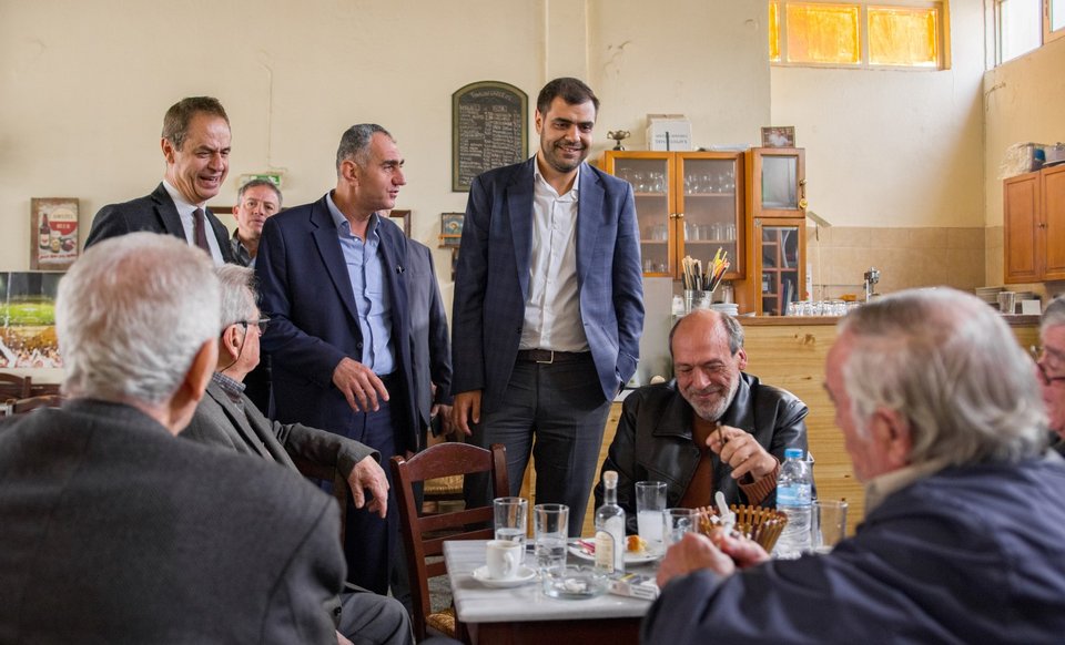 Ο Παύλος Μαρινάκης επισκέφθηκε τον δήμο Μαρκόπουλου - Μεσογαίας