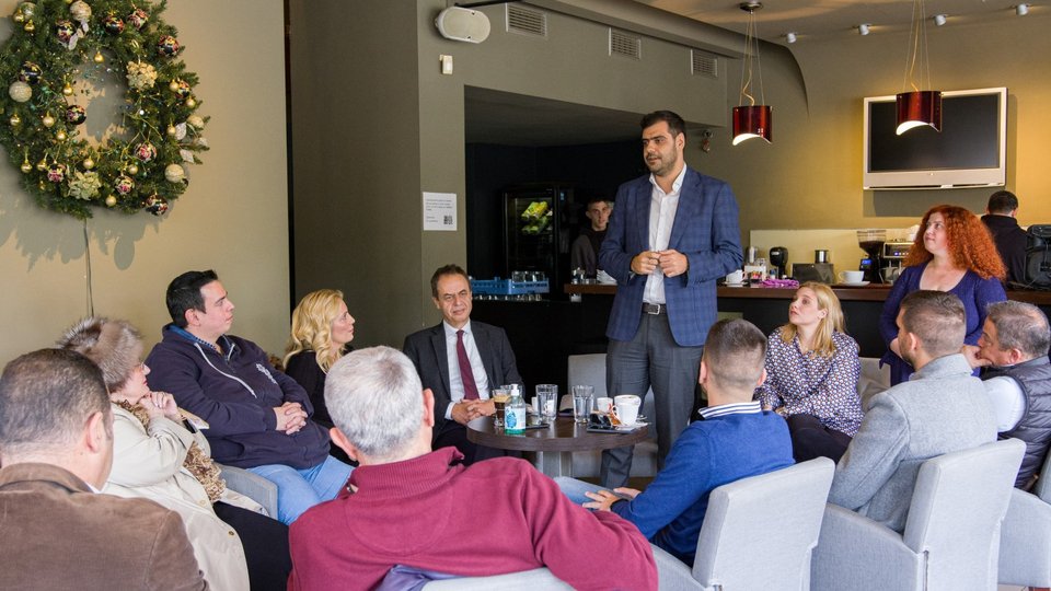 Ο Παύλος Μαρινάκης επισκέφθηκε τον δήμο Μαρκόπουλου - Μεσογαίας