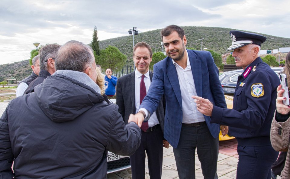 Ο Παύλος Μαρινάκης επισκέφθηκε τον δήμο Μαρκόπουλου - Μεσογαίας