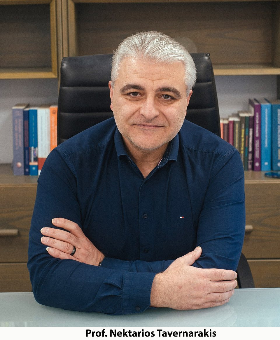 Ο καθηγητής Νεκτάριος Ταβερναράκης, επικεφαλής της έρευνας του ΙΤΕ/ ΑΠΕ-ΜΠΕ