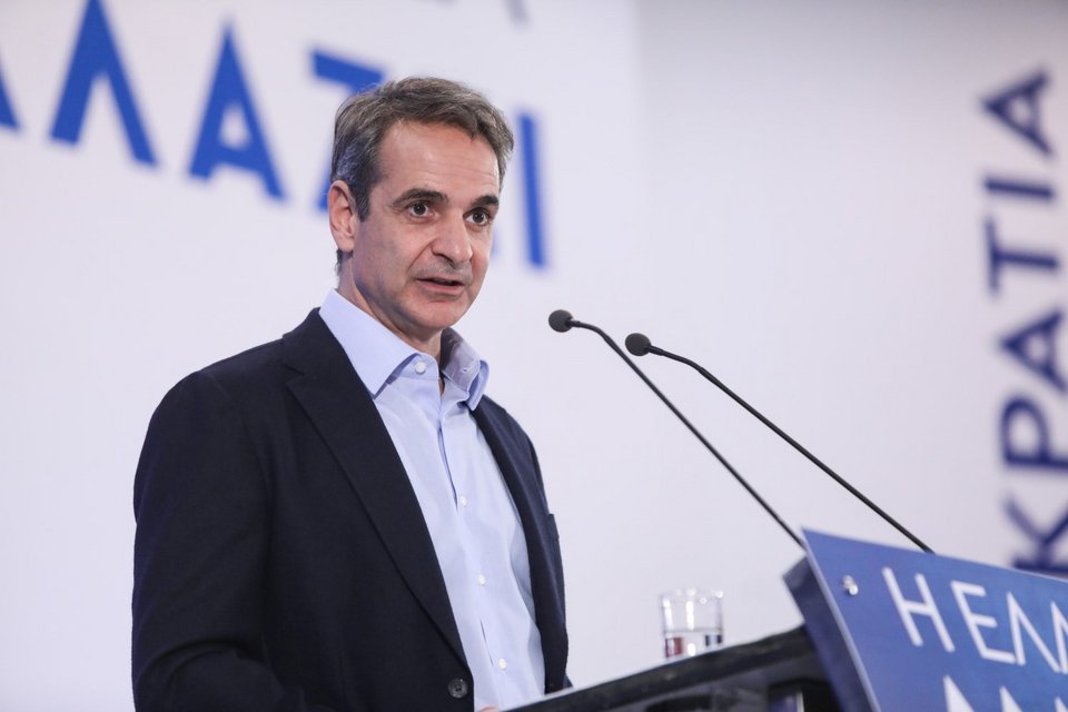  Ο πρωθυπουργός κατά την ομιλία του στην Τρίπολη / Φωτογραφία: Eurokinissi / Γιώργος Βιτσαράς 