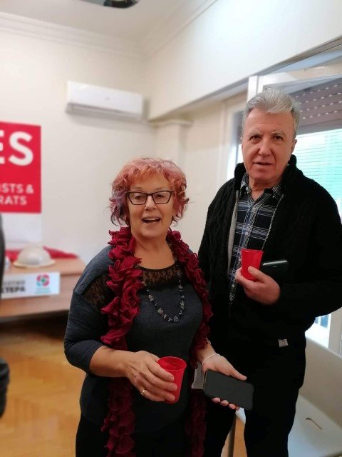 Στιγμιότυπο από την εκδήλωση της Ανανεωτικής Αριστεράς 